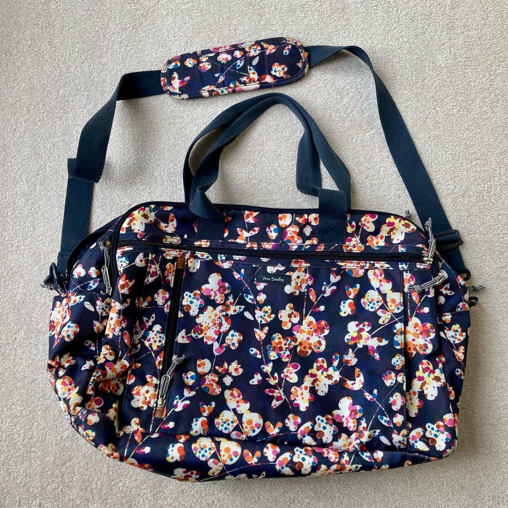 Vera Bradley Lighten Up Recycled ReActive Large Weekender Travel Bag